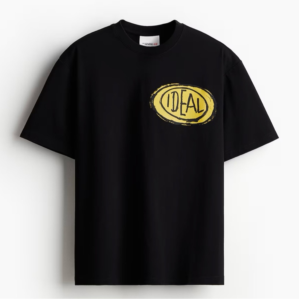 basquiat x ev bravado & tela d'amore x h&m RELAXED FIT COTTON T-SHIRT